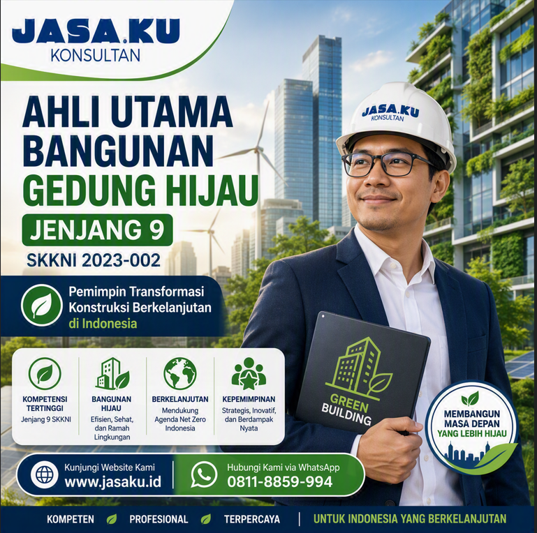 Ahli Utama Bangunan Gedung Hijau Jenjang 9