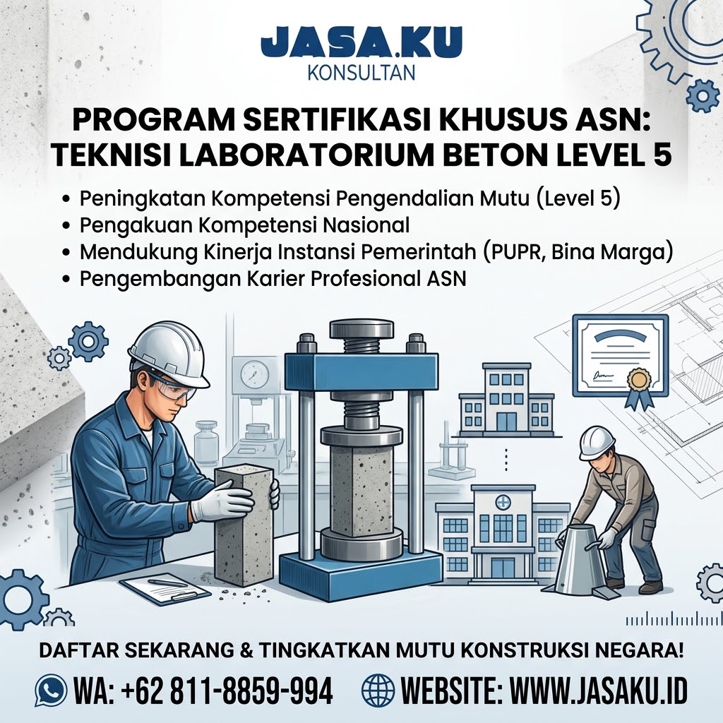 Teknisi Laboratorium Beton (Level 5) Khusus ASN